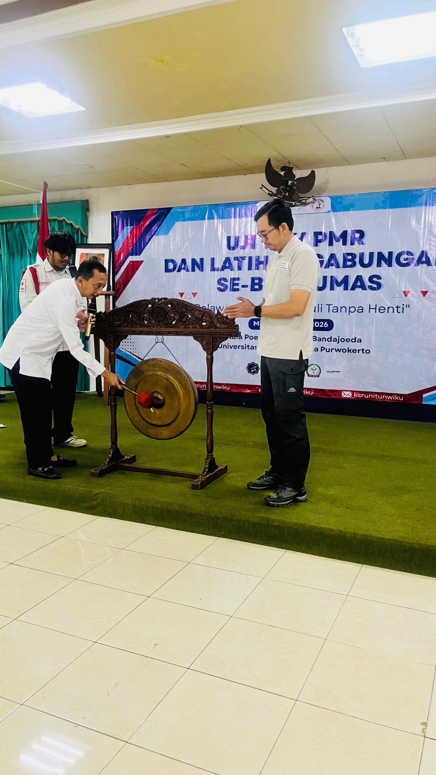 PMI Kabupaten Banyumas Selenggarakan Latihan Gabungan dan Uji Tanda Kecakapan PMR 2026 di UNWIKU, Perkuat Karakter Relawan Muda yang Tangguh dan Berjiwa Kemanusiaan